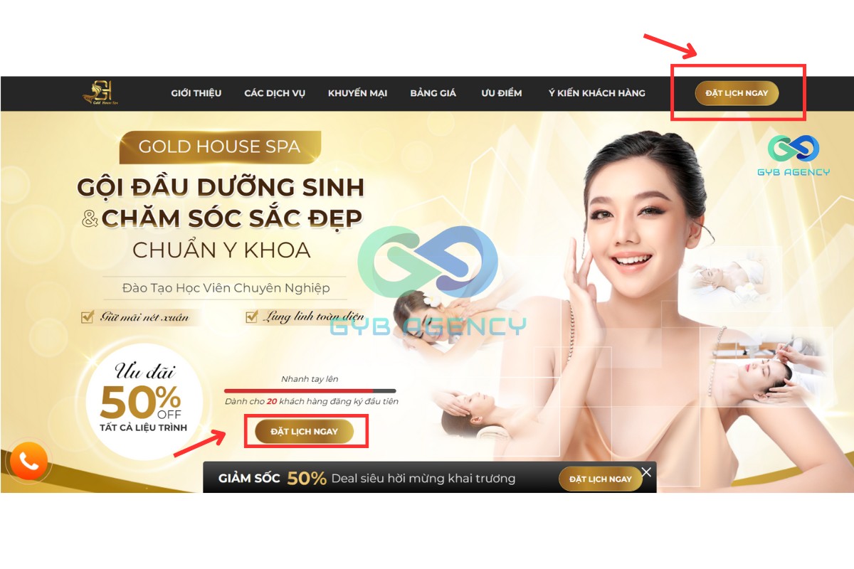 landing page bán hàng